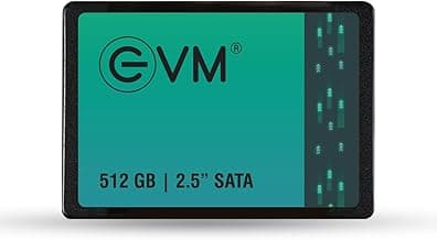 EVM 512GB 2.5 Inch SATA III Internal SSD | Up to 550MB/s Read 500MB/s Write | High Speed Storage for Laptop Desktop | 5 Year Warranty (EVM25/512GB)