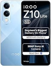 iQOO Z10 Lite 5G (Titanium Blue 2026, 4GB RAM, 64GB Storage)
