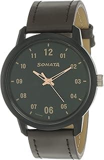 Sonata Volt+ Analog Green Dial Men's Watch NM77085PL02/NN77085PL02W