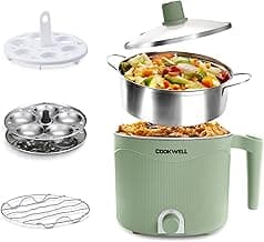 Cookwell Multipurpose Cook Kettle 600W (Green Steel)