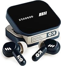 GOBOULT Tenet TWS Earbuds with 75H Playtime, Amp App Support, Quad Mic ENC, Dual Device Pairing Buds, 13mm Driver Ear Buds, Bluetooth 5.4 Wireless Earbuds (Midnight Blue)