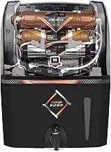 Kinsco Aqua Punch 15 Litre Copper + RO + UV + UF + TDS Adjuster Pure Copper Water Purifier Dispenser Machine, Black (With Free Pre Filter)