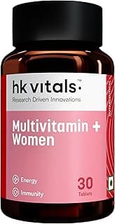 hk vitals Multivitamin Plus Women (30 Tablets) | Daily Multivitamin for Women | For Energy, Joints, Skin & Hair