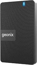 GEONIX PowerShell S3 500GB Portable External Hard Drive 2.5-Inch SATA USB 3.0, Up to 5Gbps with UASP Support, Tool-Free Setup, LED Indicator, Compatible with Windows/Mac/Linux (3 Yr Warranty)(Black)