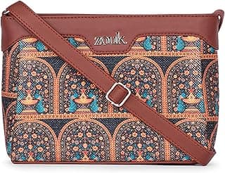 ZOUK Harmony Sling Bag | Crossbody Bags for Women | Women's Handbags | Stylish | Vegan Leather Evening Bag | Travel & Office Use | Purse and Wallet