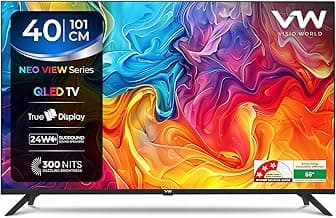 VW 80 cm (32 inches) Frameless Series HD Ready QLED TV VW32MAX.