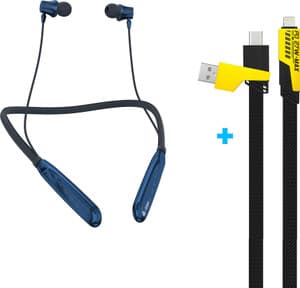 Aroma C16-NB119 Titanium Pro Upto 100H,ENC Neckband+UC720,4in1 65W Fast Charging Cable Bluetooth Price in India - Buy Aroma C16-NB119 Titanium Pro Upto 100H,ENC Neckband+UC720,4in1 65W Fast Charging Cable Bluetooth Online - Aroma : Flipkart.com