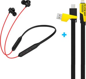 Aroma Combo 2 - NB120 Amaze upto 50H* Neckband + UC720, 4in1 65W Fast Charging Cable Bluetooth Price in India - Buy Aroma Combo 2 - NB120 Amaze upto 50H* Neckband + UC720, 4in1 65W Fast Charging Cable Bluetooth Online - Aroma : Flipkart.com
