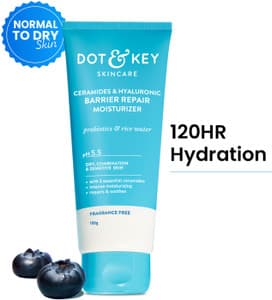 Dot & Key Ceramides & Hyaluronic Barrier Repair Moisturizer With Probiotics & Rice Water - Price in India, Buy Dot & Key Ceramides & Hyaluronic Barrier Repair Moisturizer With Probiotics & Rice Water Online In India, Reviews, Ratings & Features | Flipkart.com